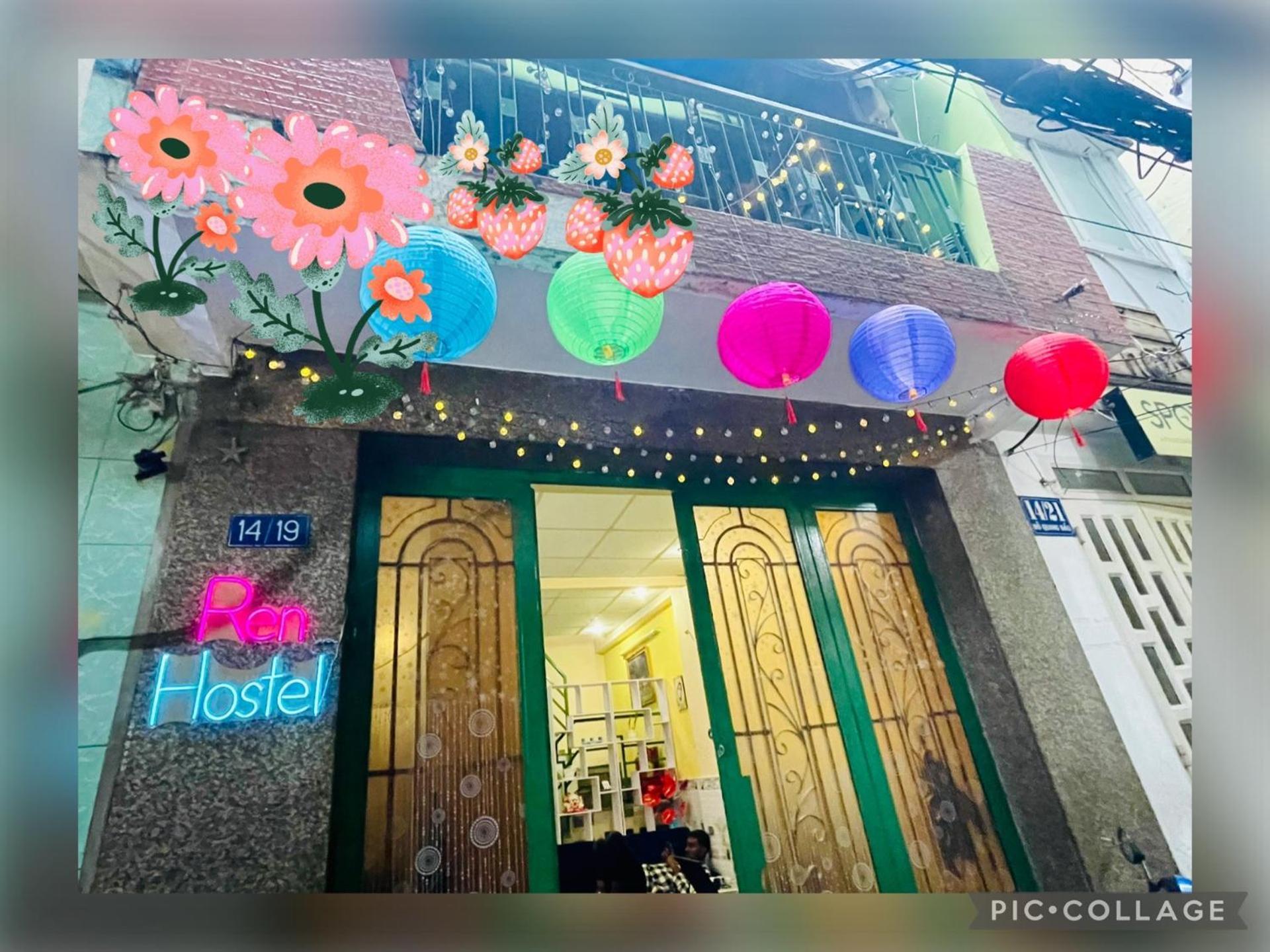 花ren Hostel Ho Şi Min Dış mekan fotoğraf